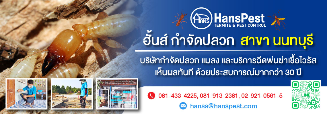 ฮันส์ กำจัดปลวก สาขานนทบุรี