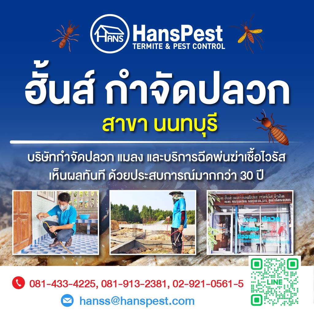 ฮันส์ กำจัดปลวก สาขานนทบุรี